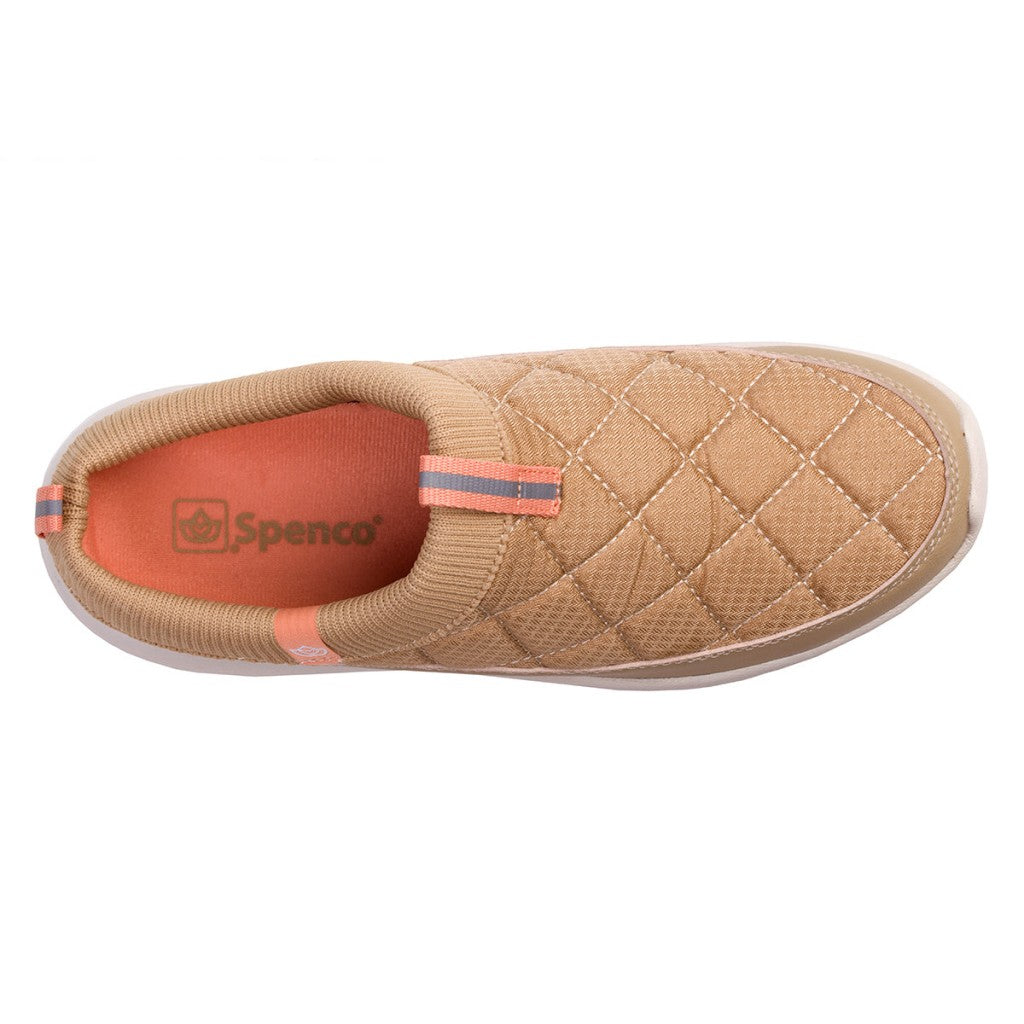 Spenco Clara Quilted Slide Full Contact Comfort Women's Shoes - Tan - Product View - 7