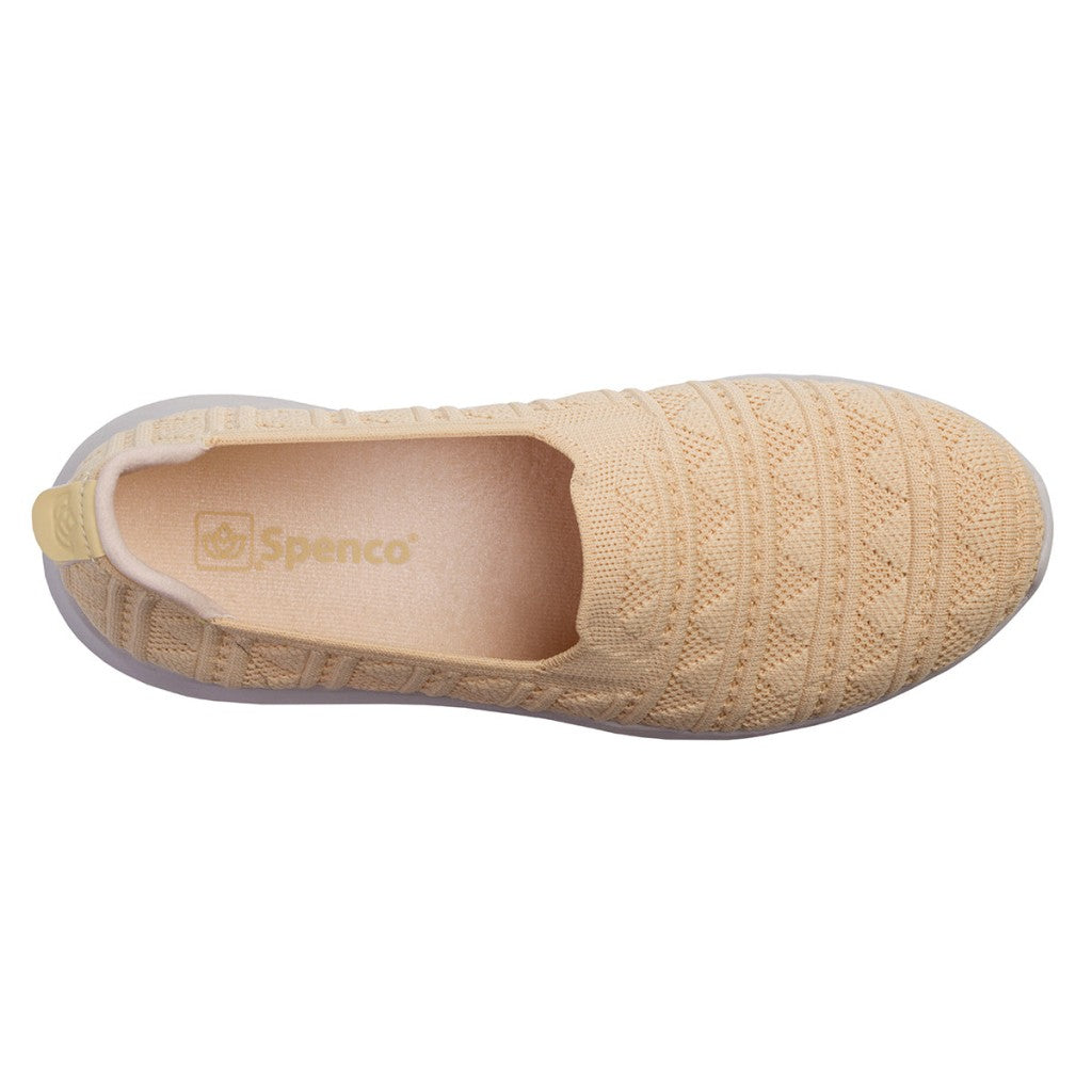 Spenco Comfort Stretch Crochet Women's Shoes - Chamomille - Product View - 7