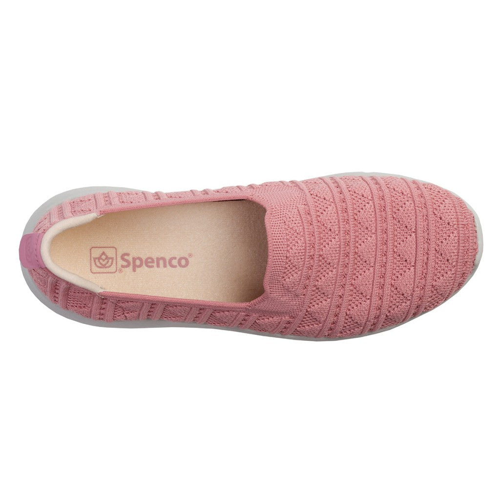 Spenco Comfort Stretch Crochet Women's Shoes - Rose Tan - Product View - 7