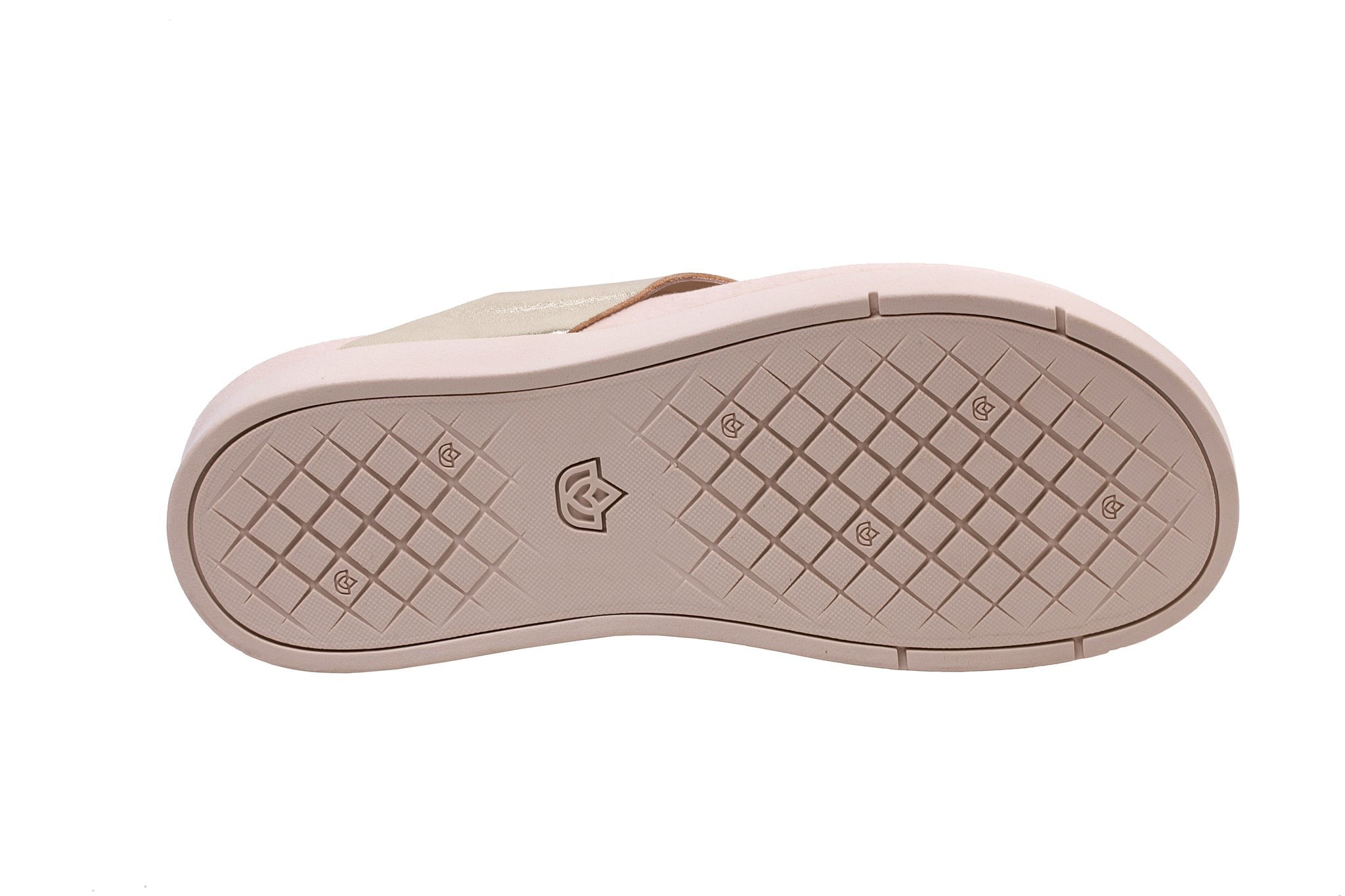 Spenco Coronado Metallic Full Contact Comfort Women's Sandals - Champagne - Product View - 6