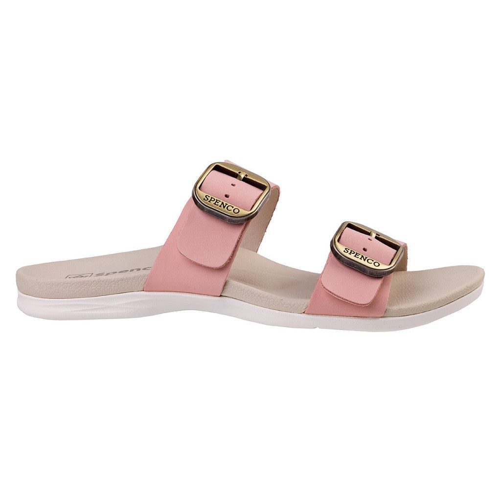 Spenco Crista Slide Women's Sandals - Coral Cloud - Product View - 1