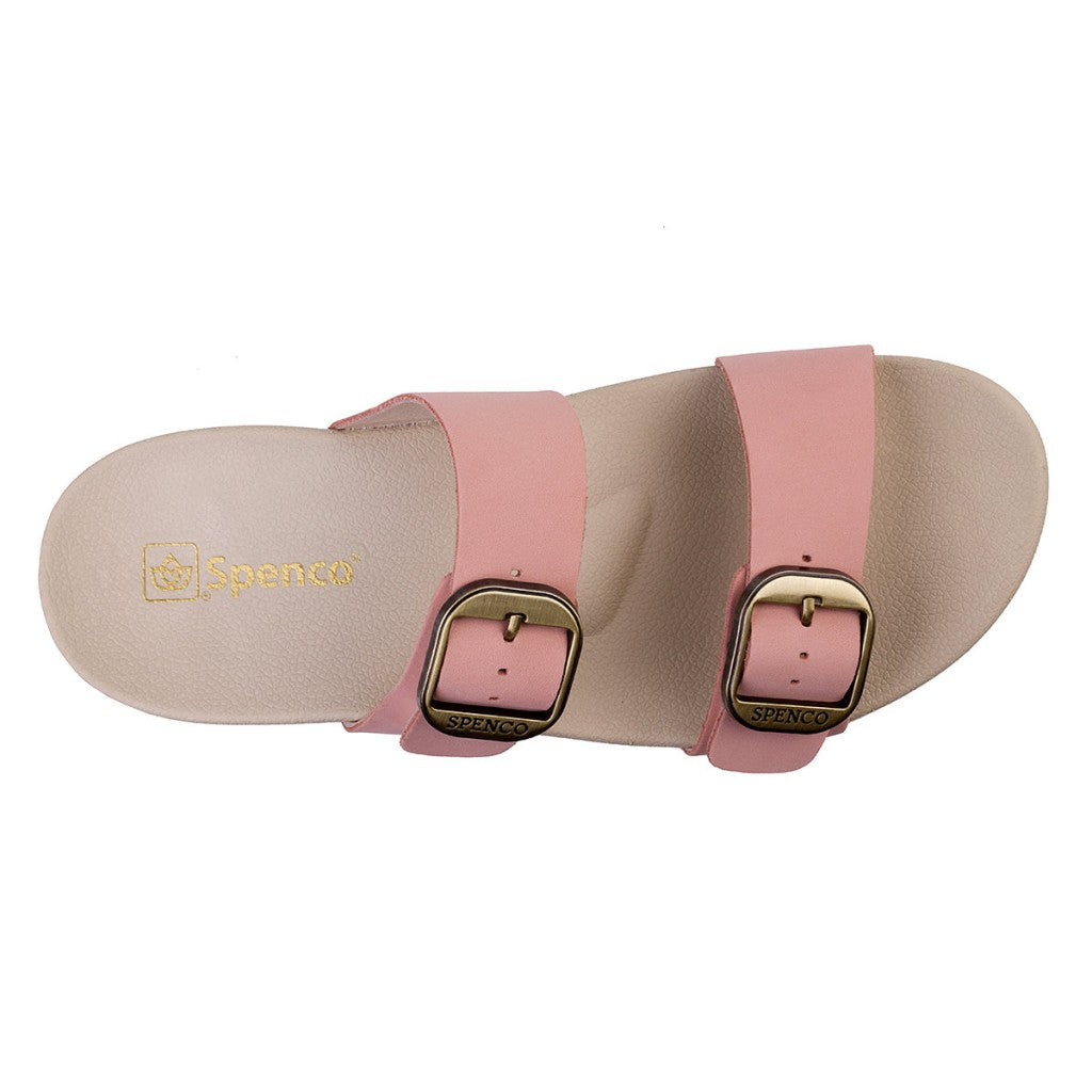 Spenco Crista Slide Women's Sandals - Coral Cloud - Product View - 7