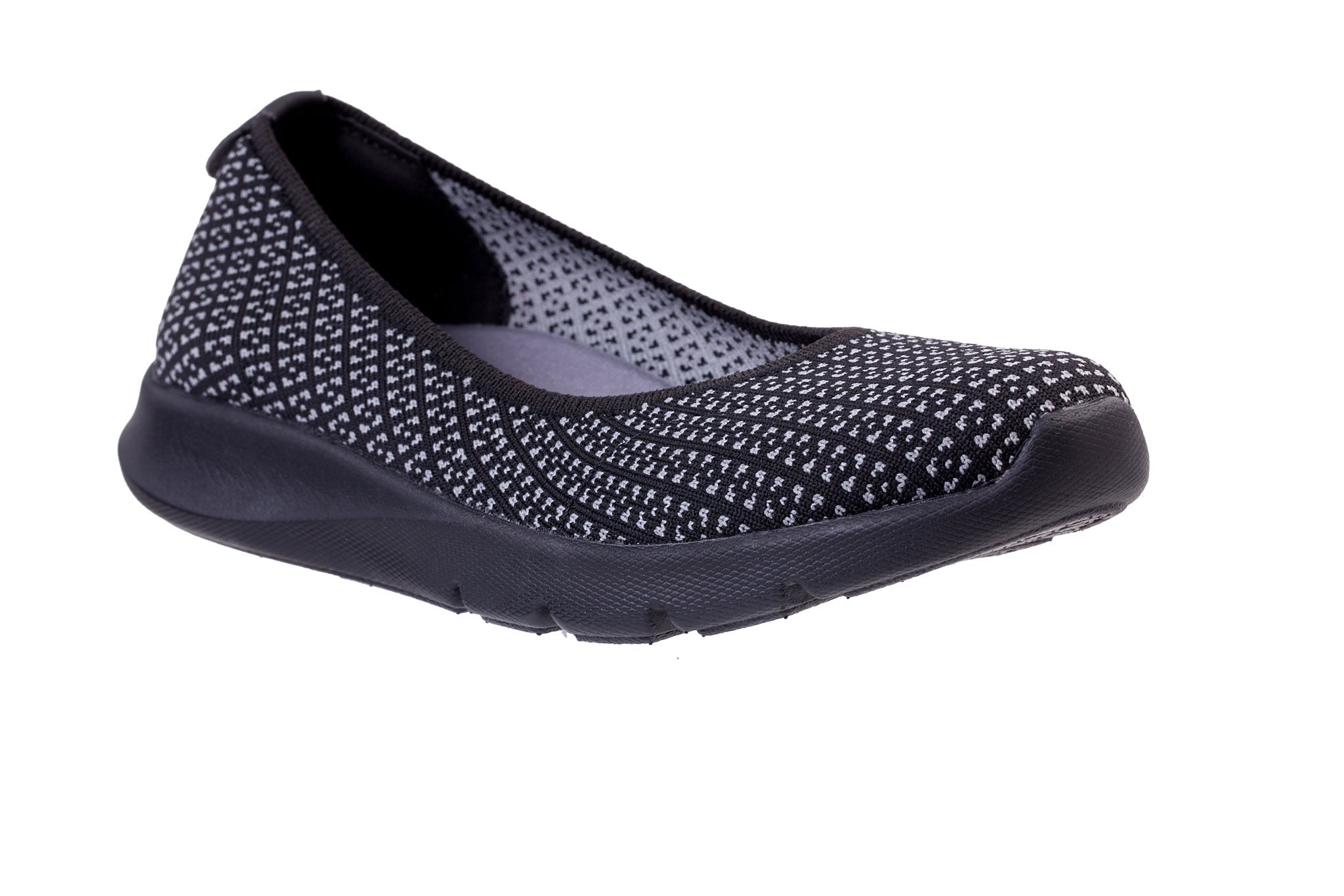 Spenco Daily Stretch Batik Classic Women's Shoes - Black - Product View - 2