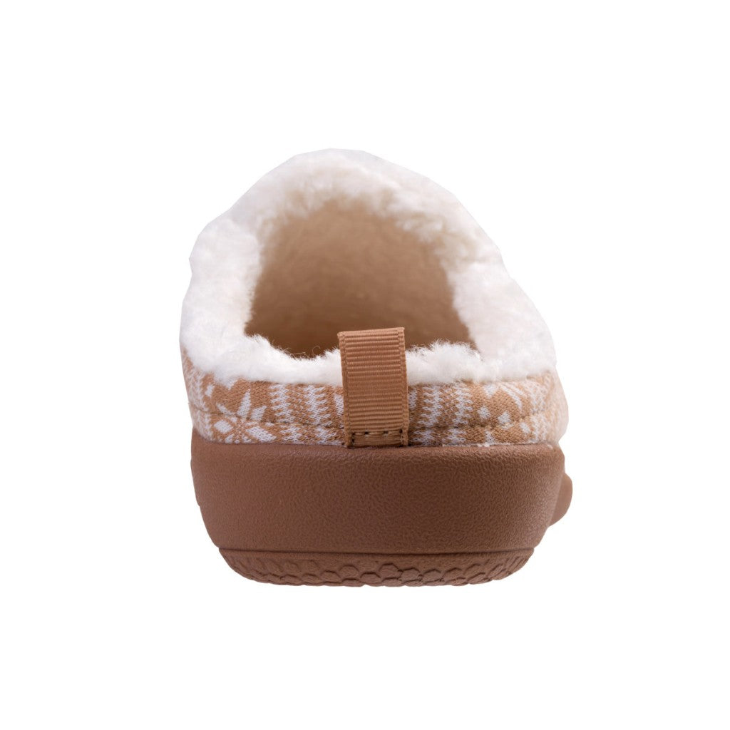 Spenco Dundee Fair Isle Supportive Comfort Women's Slippers - Brown - Product View - 5