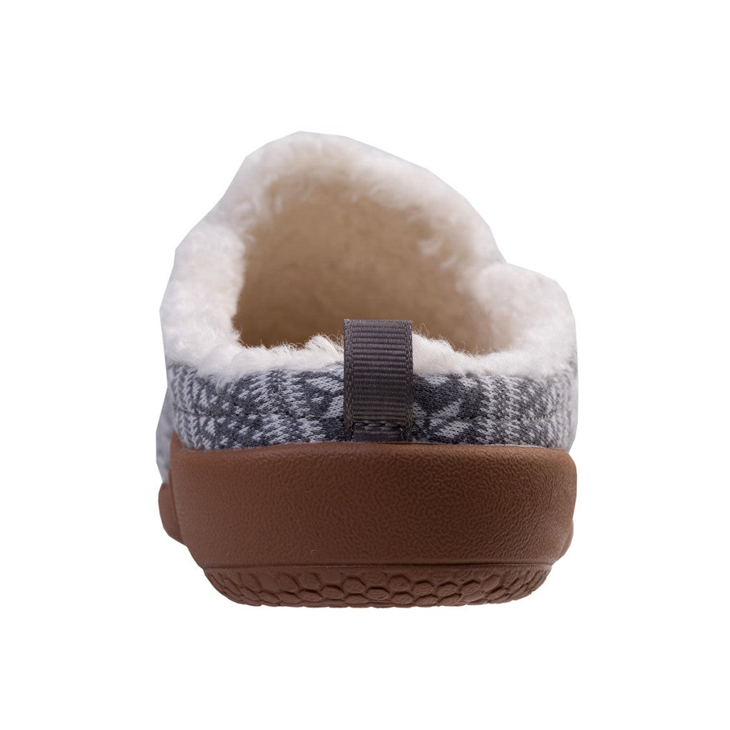 Spenco Dundee Fair Isle Supportive Comfort Women's Slippers - Grey - Product View - 5