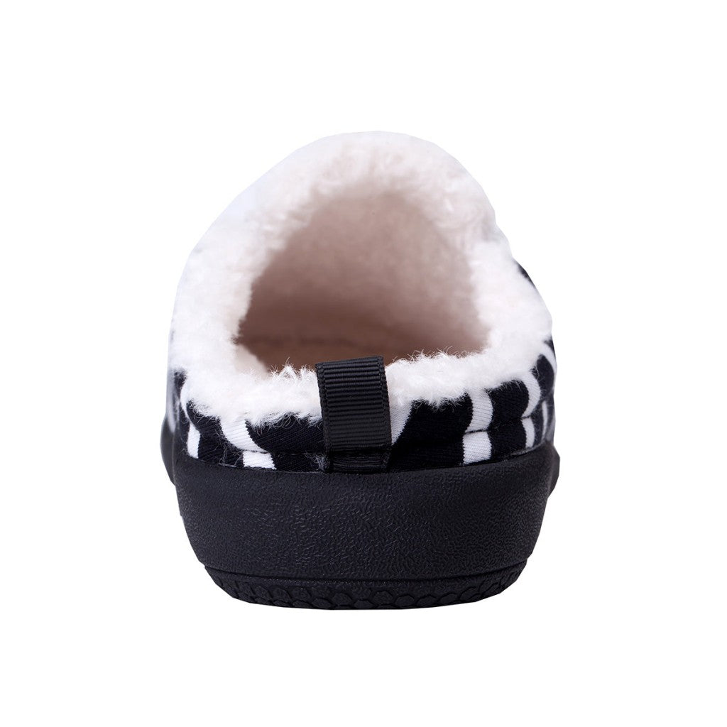 Spenco Dundee Stripe Full Contact Comfort Women's Slippers - Black/white - Product View - 5