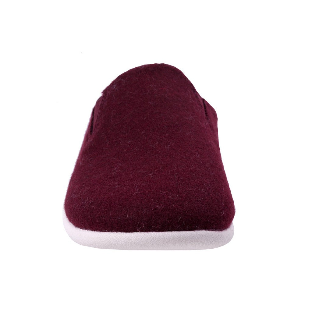 Spenco Dundee Supportive Slip-On Women's Slippers - Winter Red - Product View - 3