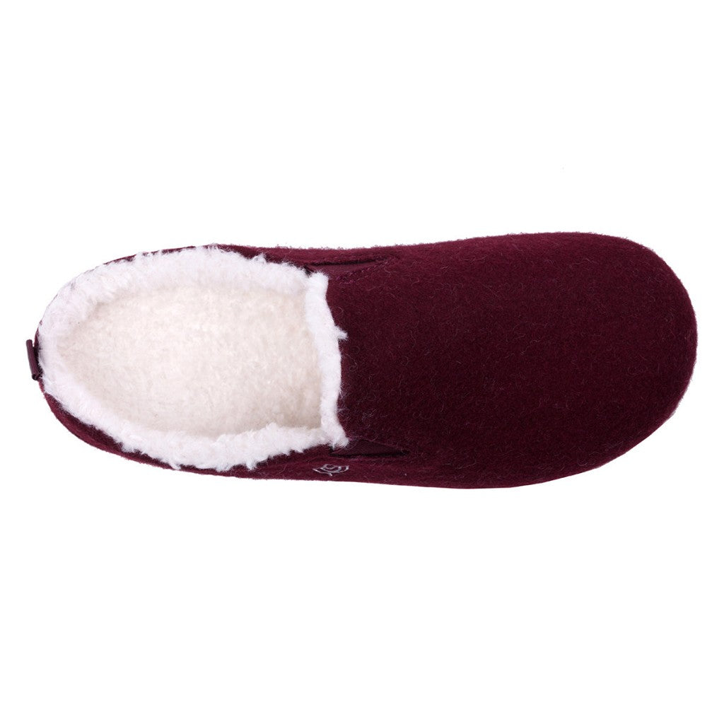 Spenco Dundee Supportive Slip-On Women's Slippers - Winter Red - Product View - 7