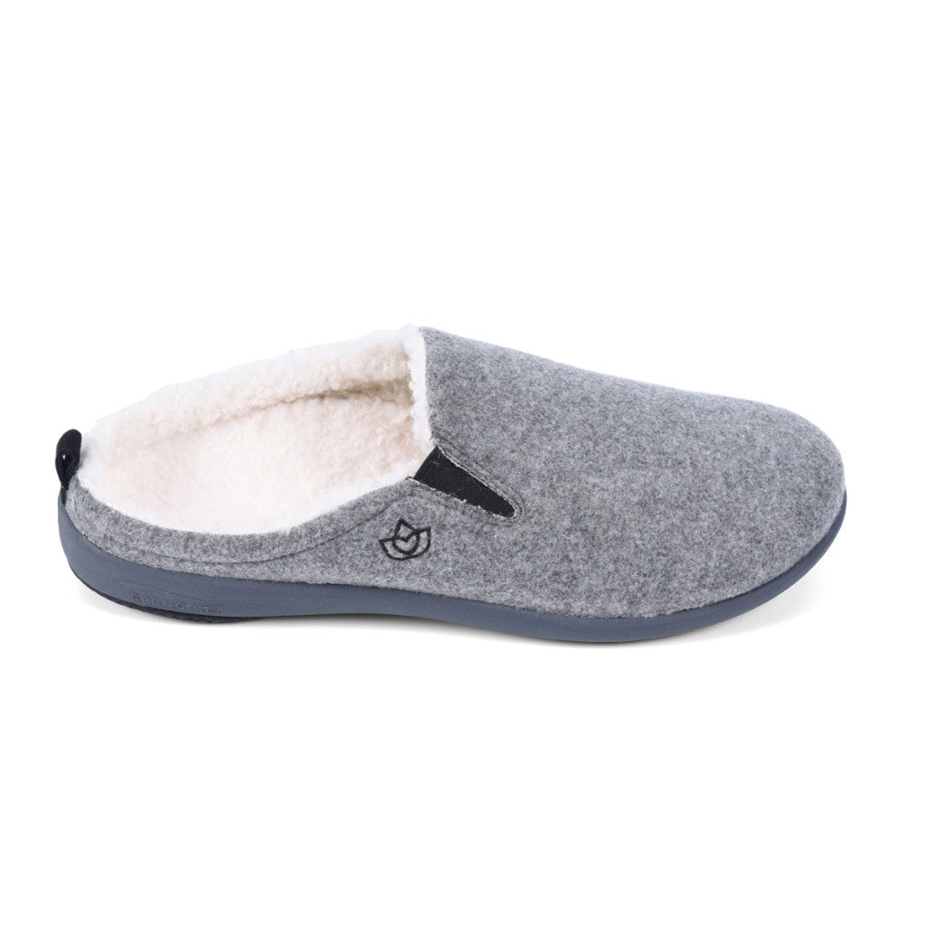 Spenco Dundee cushioned support & cozy comfort Men's Slippers - Charcoal - Product View - 1