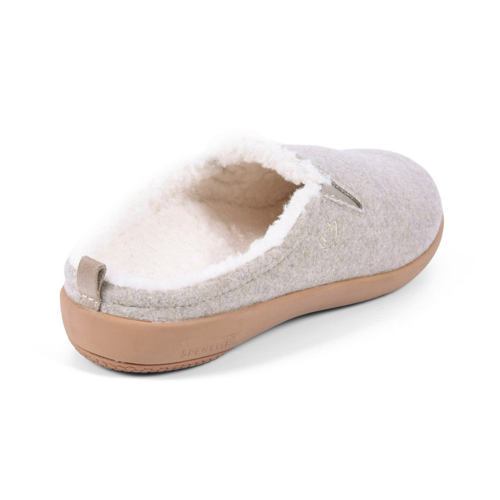 Spenco Dundee cushioned support & cozy comfort Men's Slippers - Oatmeal - Product View - 4