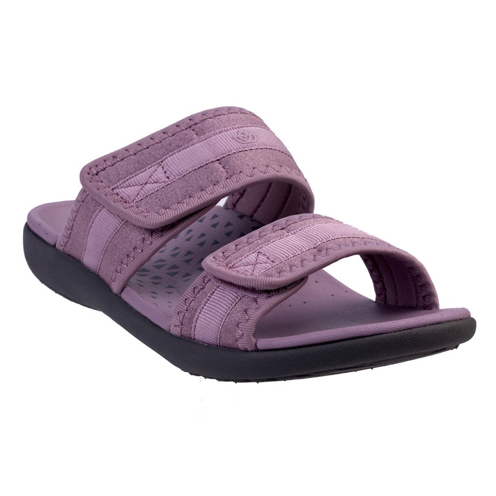 Spenco Elevate Slide Supportive Women's Sandals - Elderberry - Product View - 2