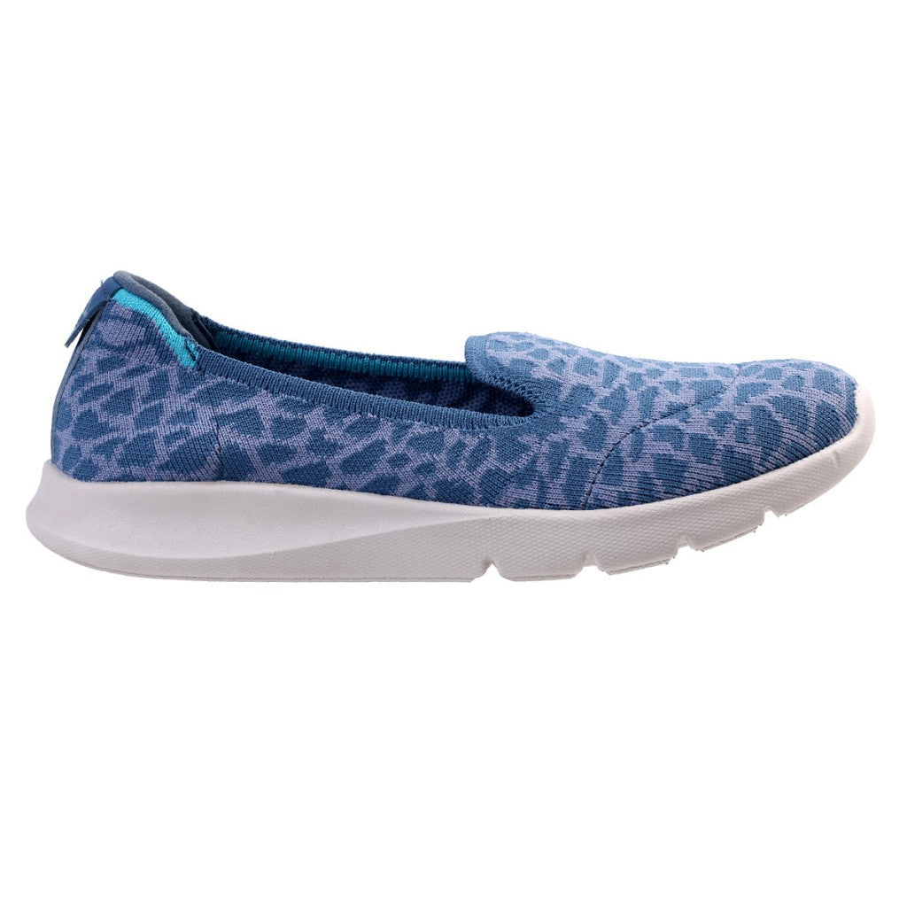Spenco Epic Stretch Giraffe Classic Comfortable Support Slip-On Women's Shoes - Bluestone - Product View - 1