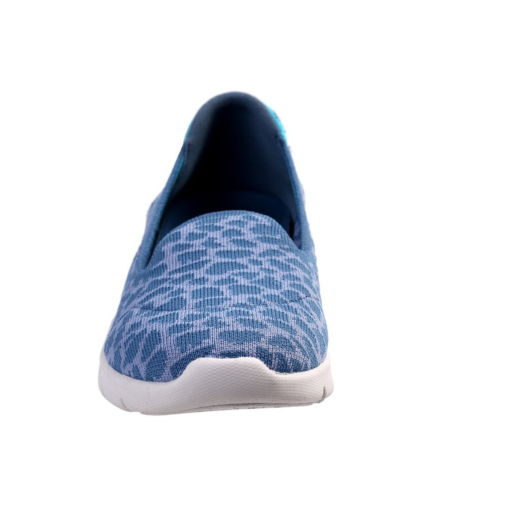Spenco Epic Stretch Giraffe Classic Comfortable Support Slip-On Women's Shoes - Bluestone - Product View - 3
