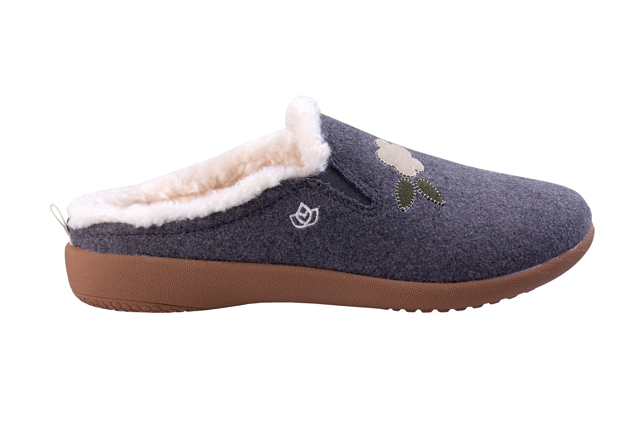 Spenco Evie Slipper Seasonal Women's Slippers - Charcoal - Product View - 1