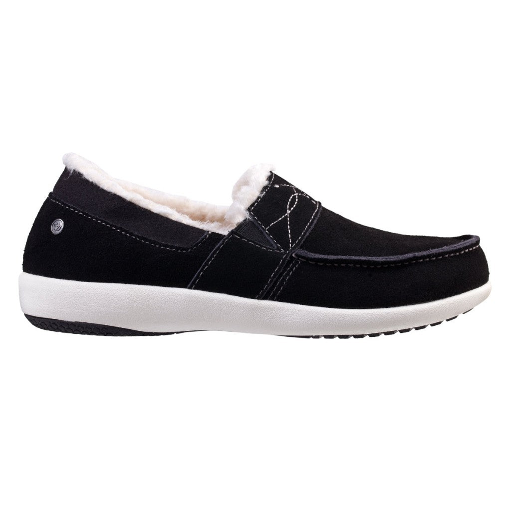 Spenco Fiesta Cozier Orthotic Support Women's Slippers - Black - Product View - 1