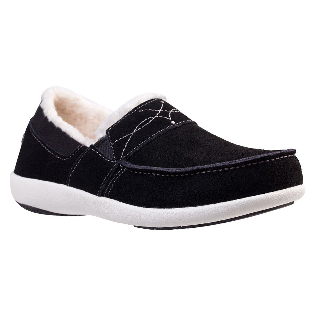 Spenco Fiesta Cozier Orthotic Support Women's Slippers - Black - Product View - 2