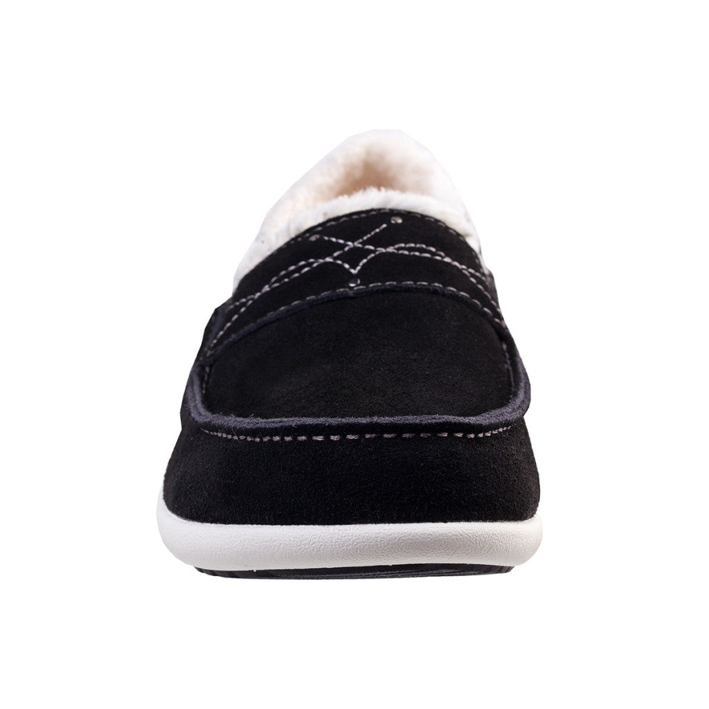Spenco Fiesta Cozier Orthotic Support Women's Slippers - Black - Product View - 3