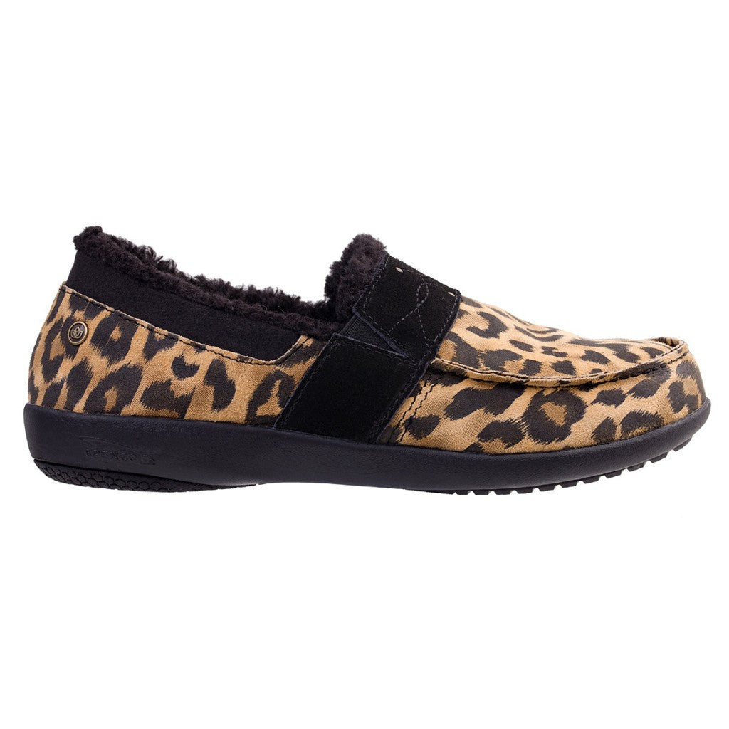 Spenco Fiesta Cozier Orthotic Support Women's Slippers - Leopard - Product View - 1