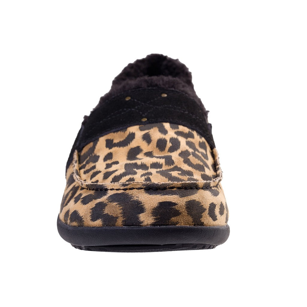 Spenco Fiesta Cozier Orthotic Support Women's Slippers - Leopard - Product View - 3