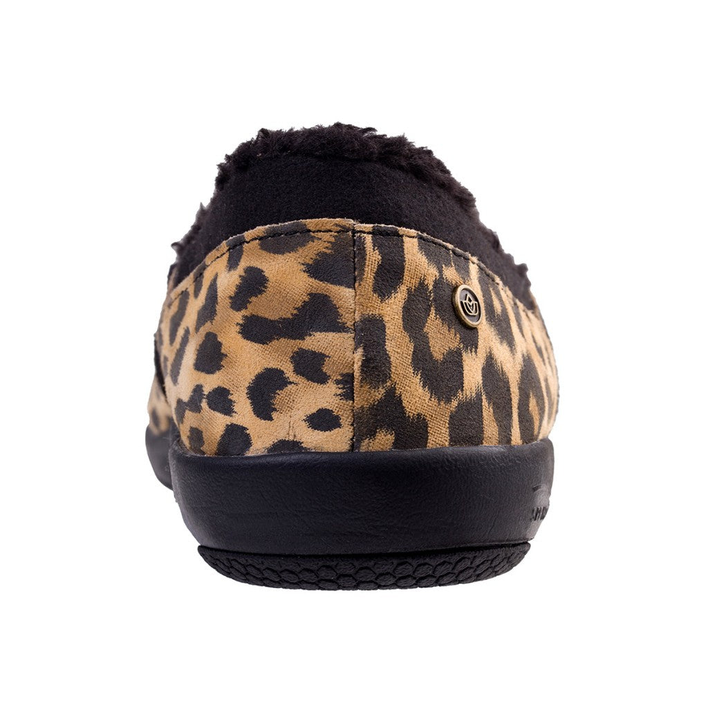 Spenco Fiesta Cozier Orthotic Support Women's Slippers - Leopard - Product View - 6