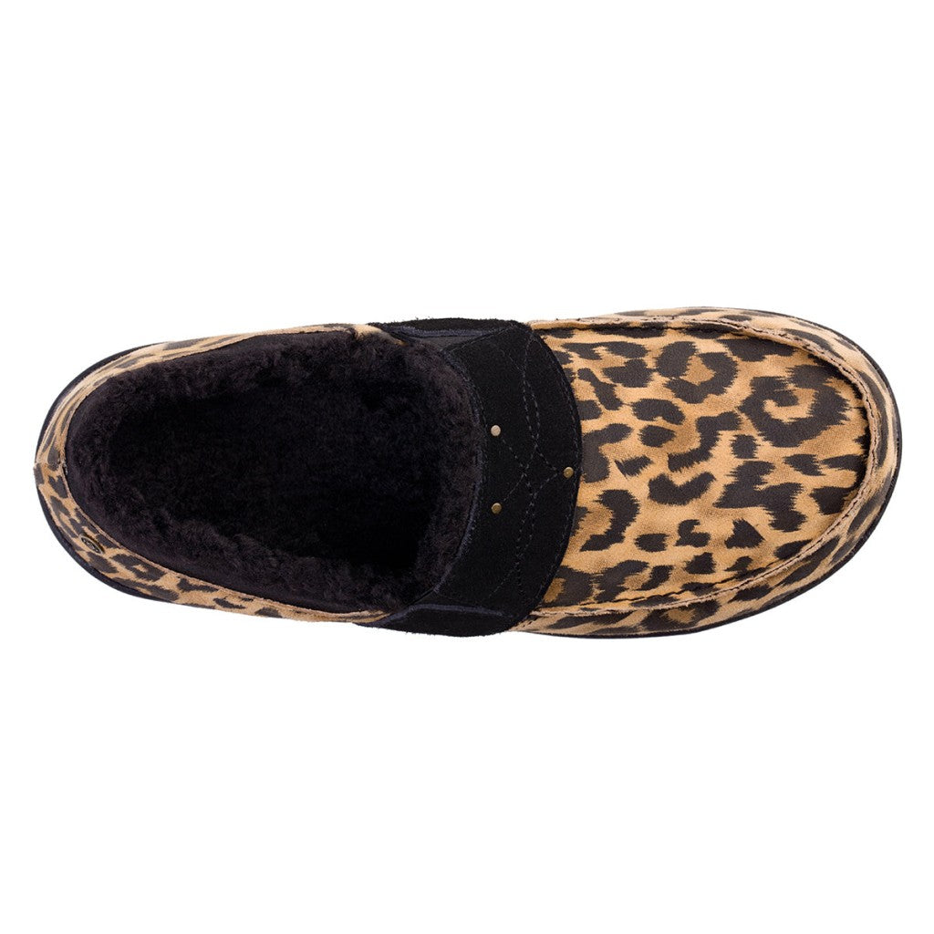 Spenco Fiesta Cozier Orthotic Support Women's Slippers - Leopard - Product View - 7