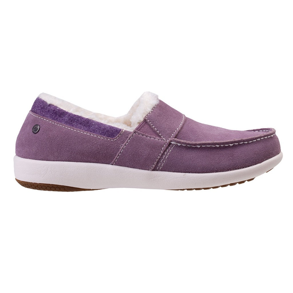 Spenco Fiesta Cozy Slip-On Full Contact Comfort Women's Slippers - Elderberry - Product View - 1
