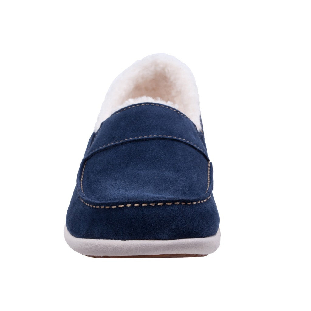 Spenco Fiesta Cozy Slip-On Full Contact Comfort Women's Slippers - Peacoat - Product View - 3