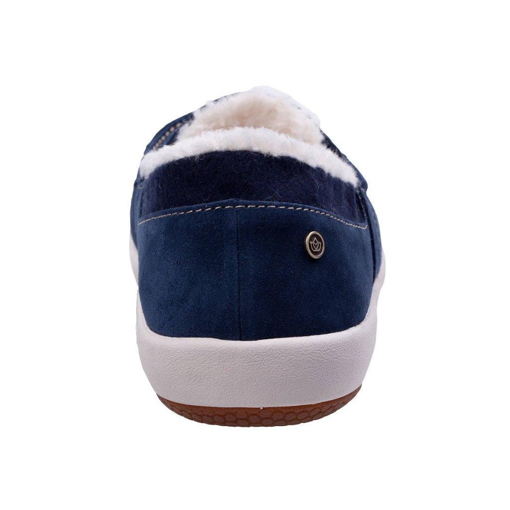 Spenco Fiesta Cozy Slip-On Full Contact Comfort Women's Slippers - Peacoat - Product View - 5