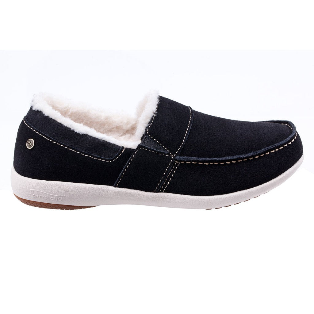 Spenco Fiesta Cozy Slip-On Women's Slippers - Black - Product View - 1
