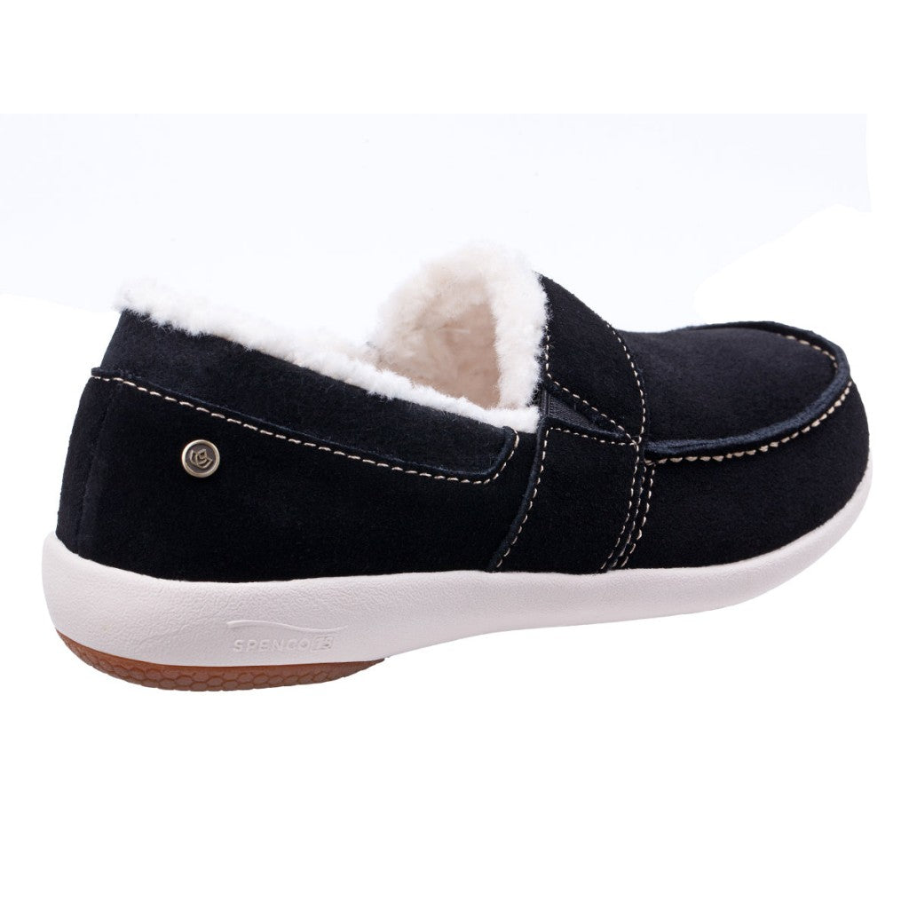Spenco Fiesta Cozy Slip-On Women's Slippers - Black - Product View - 4