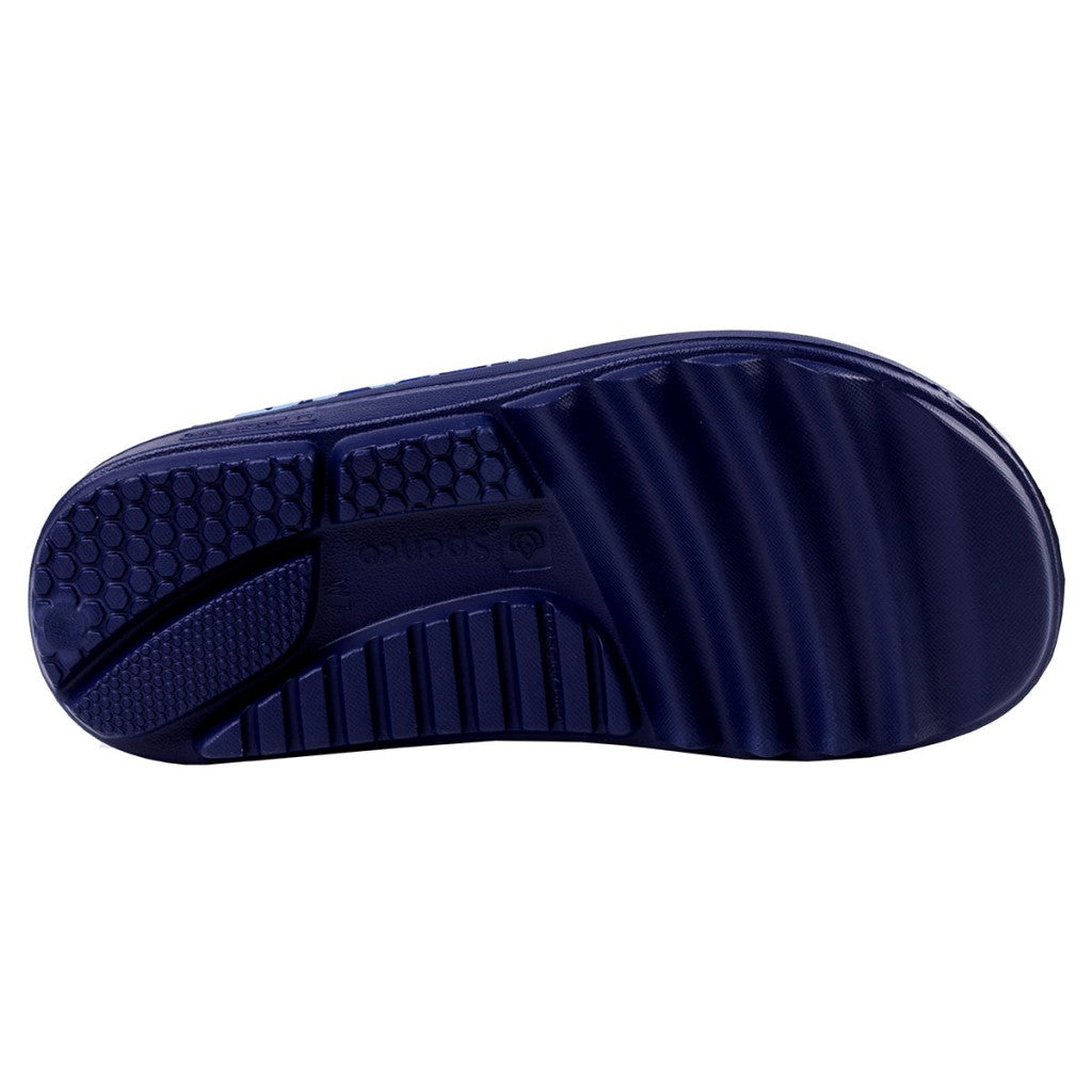 Spenco Fusion 2 Safair Supportive Recovery Women's Sandals - Blue Cheetah - Product View - 6