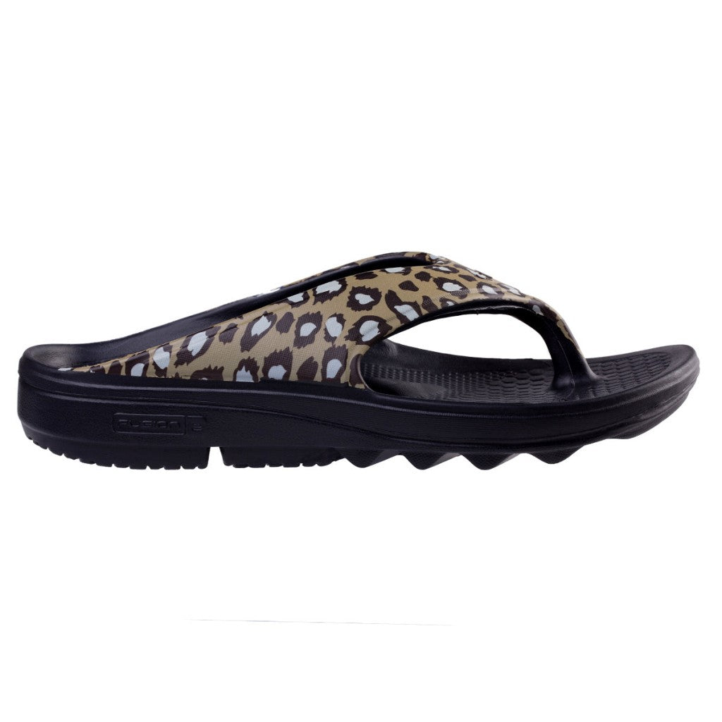 Spenco Fusion 2 Safair Supportive Recovery Women's Sandals - Cheetah - Product View - 1