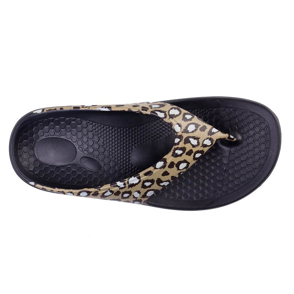 Spenco Fusion 2 Safair Supportive Recovery Women's Sandals - Cheetah - Product View - 7