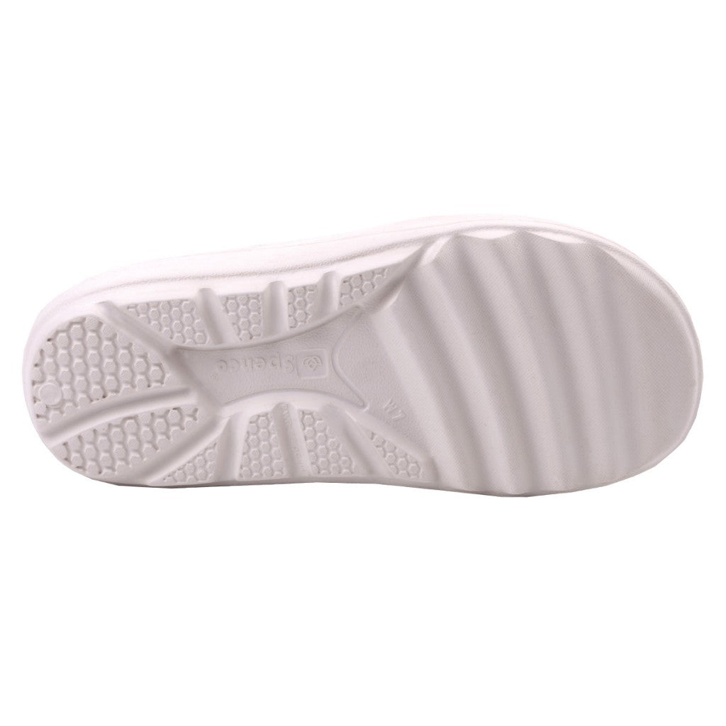 Spenco Fusion 2 Safair Supportive Recovery Women's Sandals - White Snake - Product View - 6