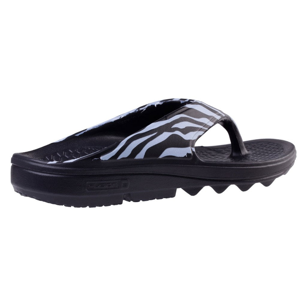 Spenco Fusion 2 Safair Supportive Recovery Women's Sandals - Zebra - Product View - 4