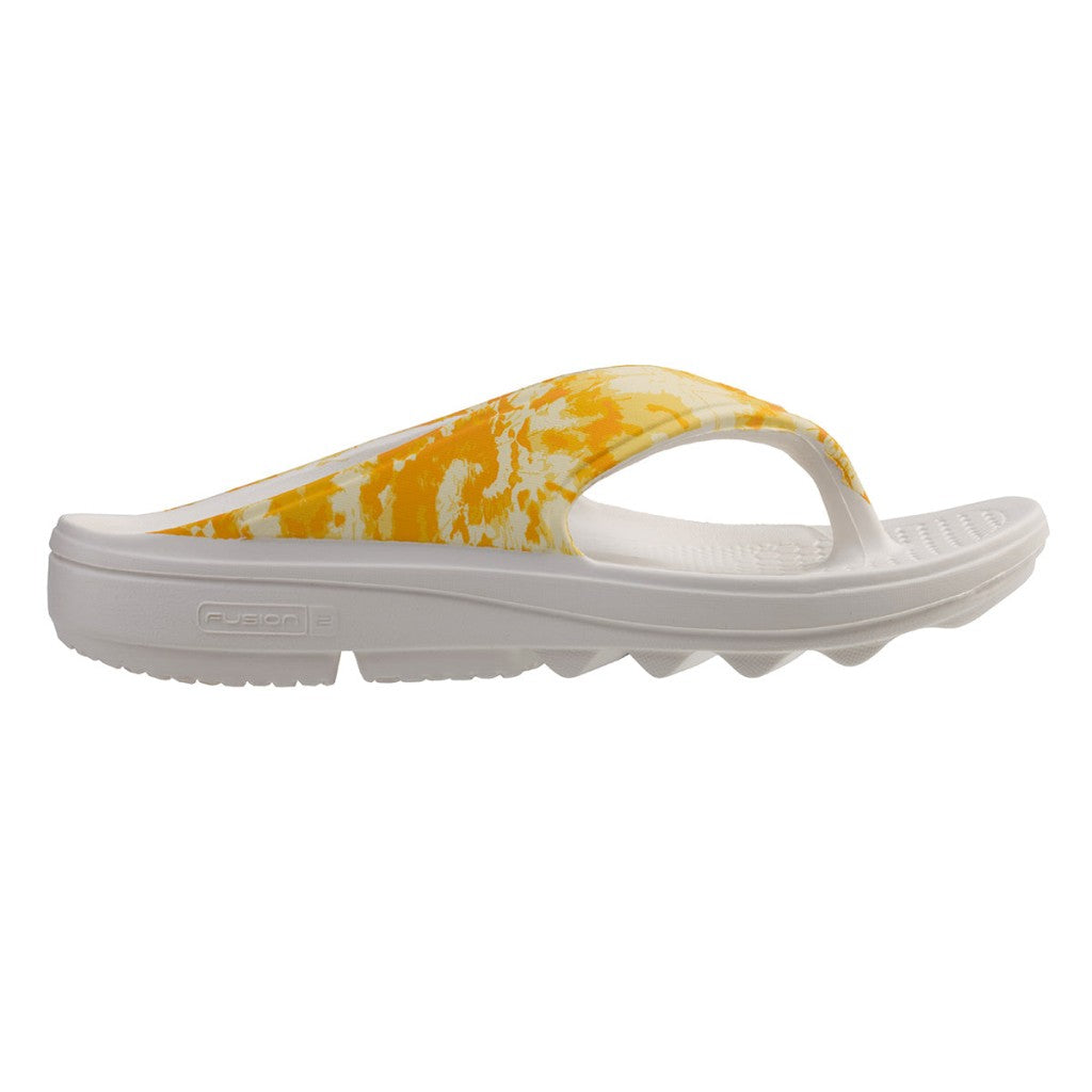Spenco Fusion 2 Tie Dye Women's Sandals - Yellow - Product View - 1