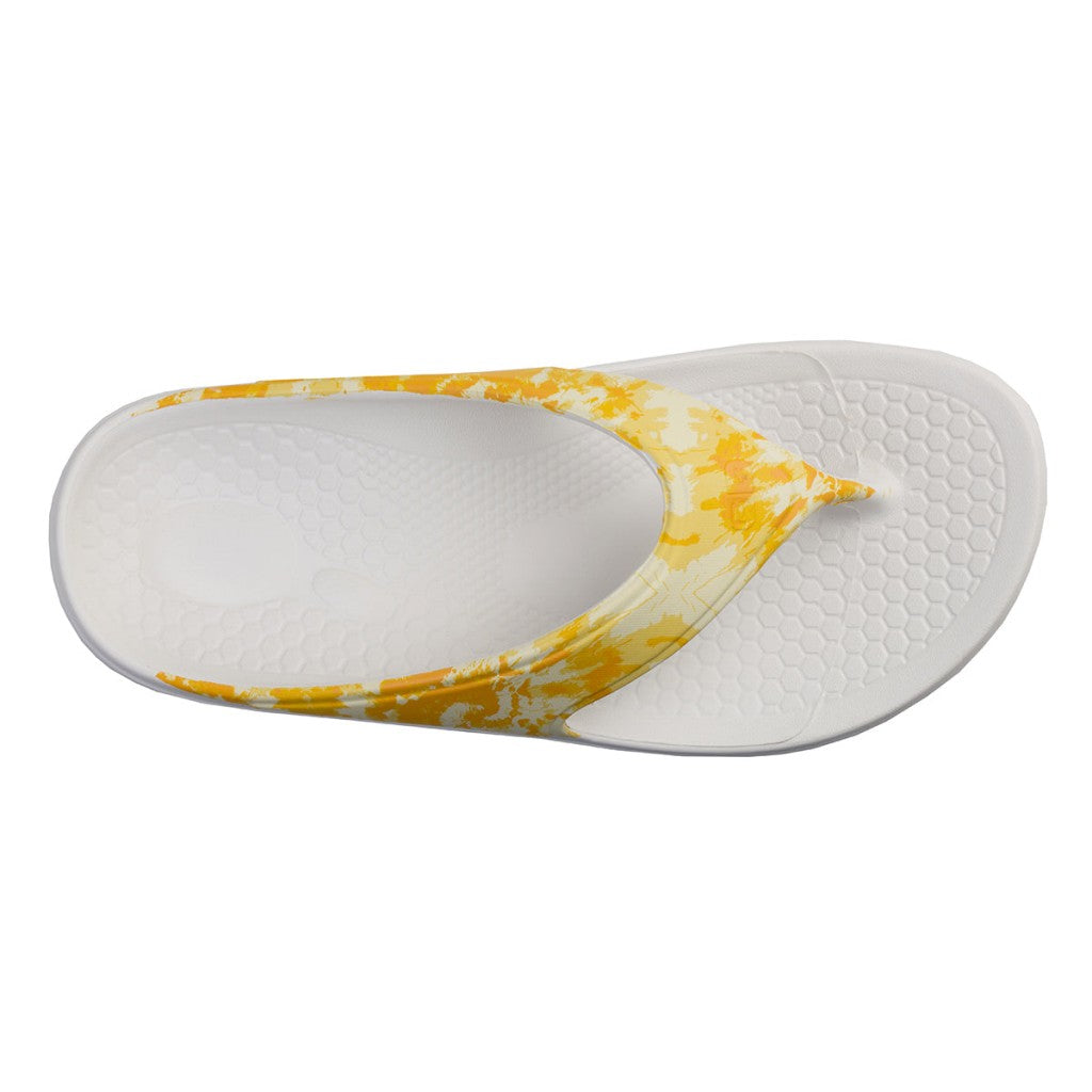 Spenco Fusion 2 Tie Dye Women's Sandals - Yellow - Product View - 7