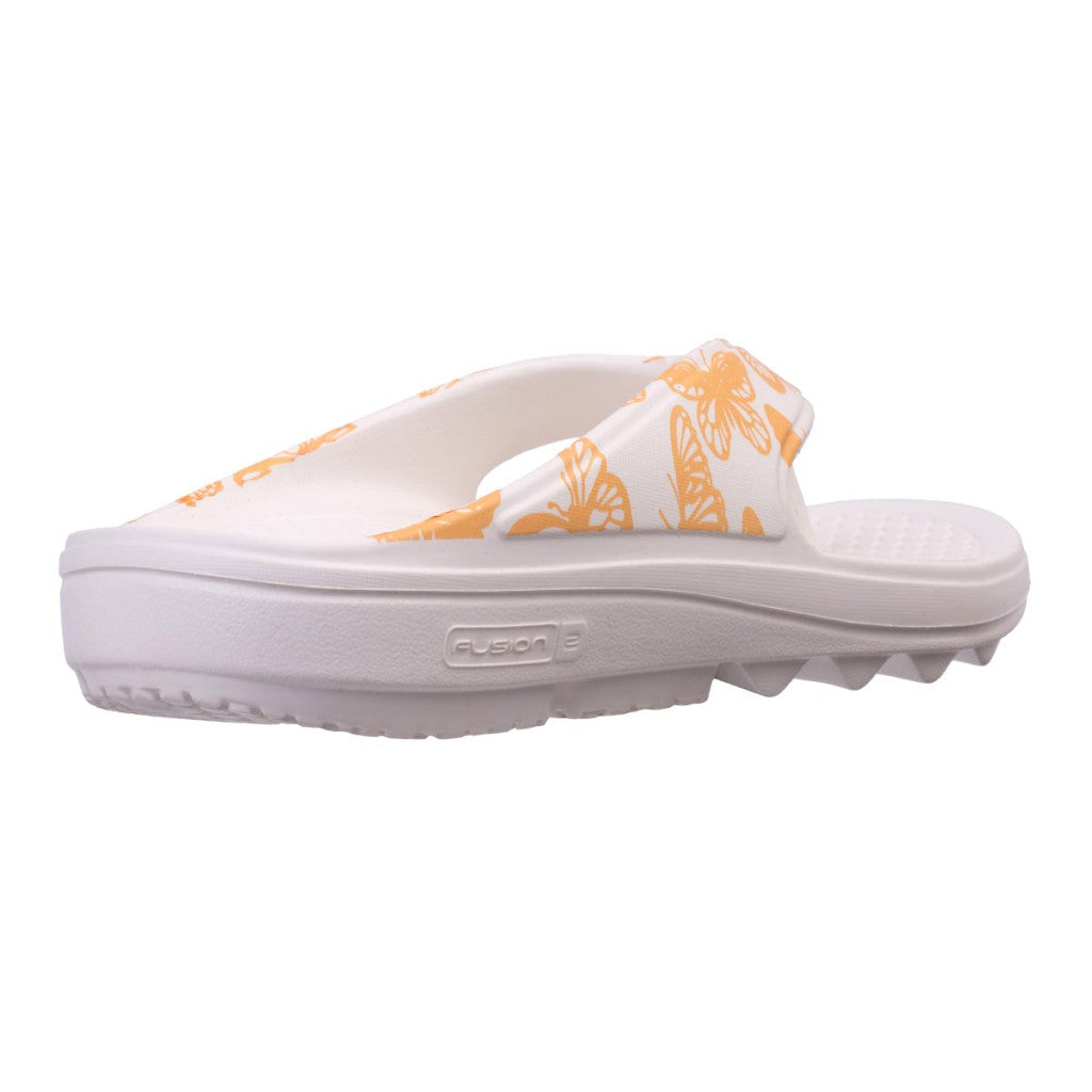 Spenco Fusion Butterfly Women's Sandals - White/coral - Product View - 4