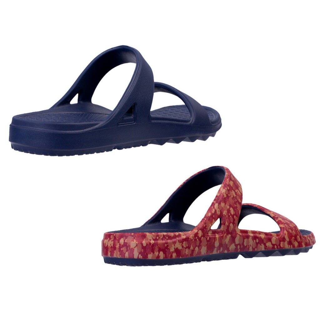 Spenco Fusion Slim Splash 2-Pack Women's Sandals - Bittersweet/navy - Product View - 4