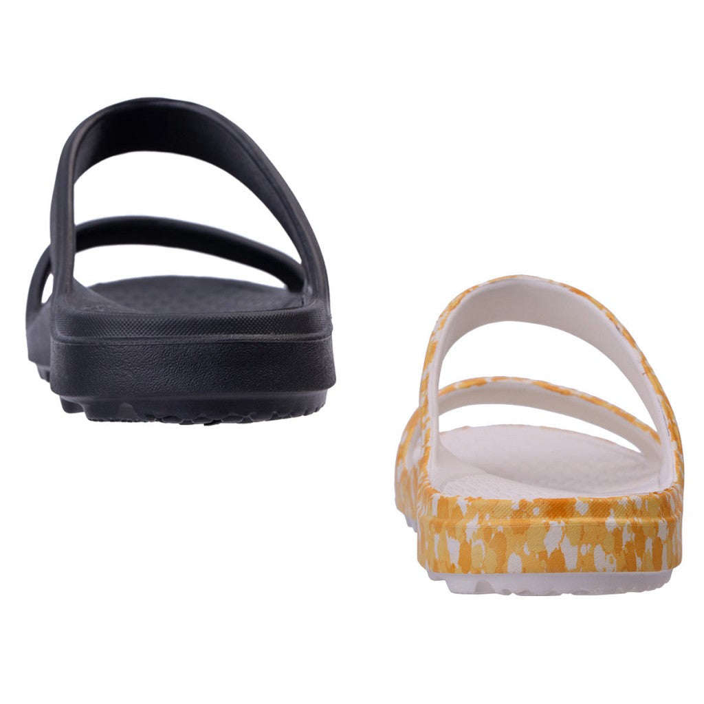 Spenco Fusion Slim Splash 2-Pack Women's Sandals - Yellow/black - Product View - 5