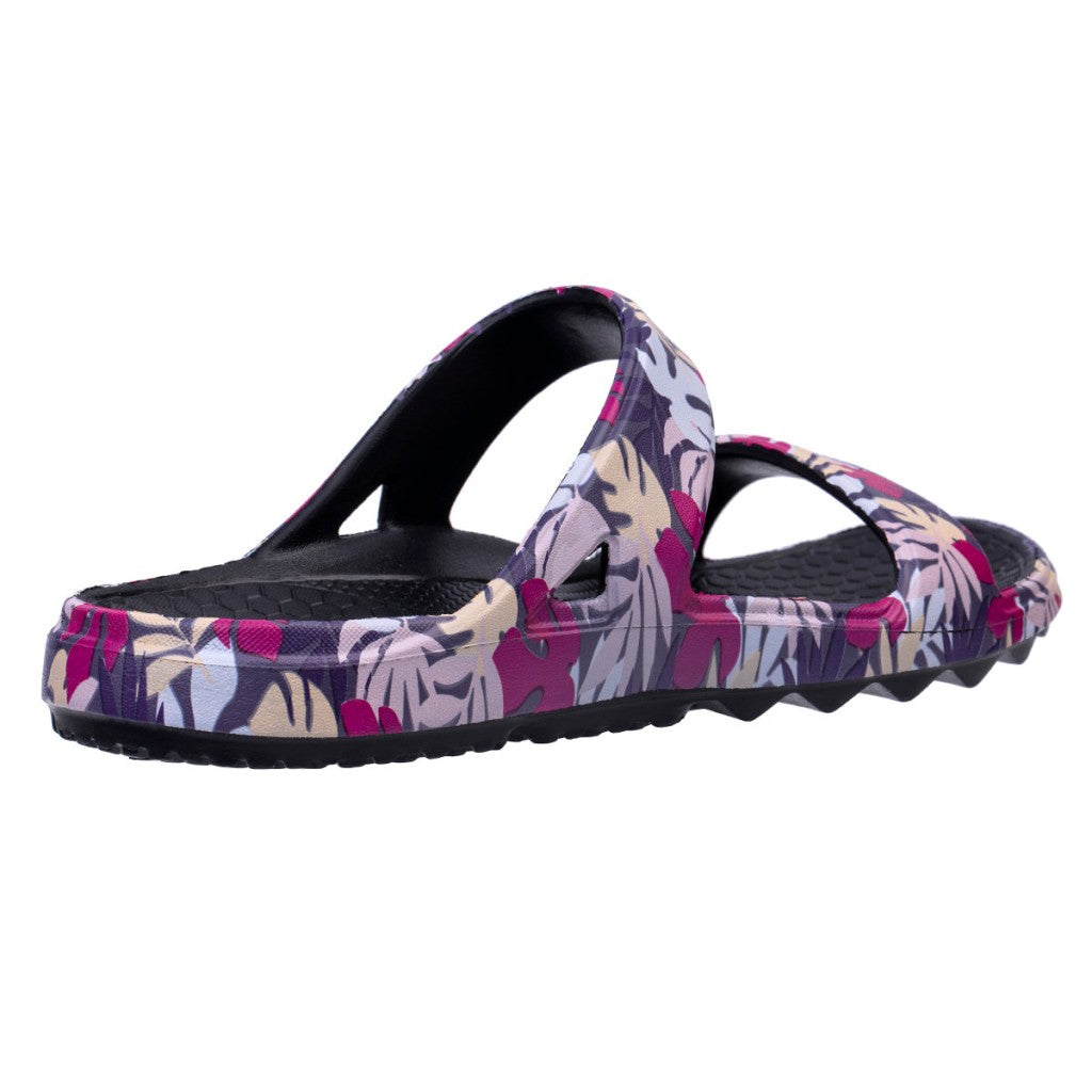 Spenco Fusion Slim Tropical Women's Sandals - Black - Product View - 4