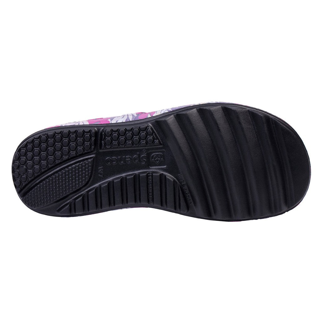 Spenco Fusion Slim Tropical Women's Sandals - Black - Product View - 6