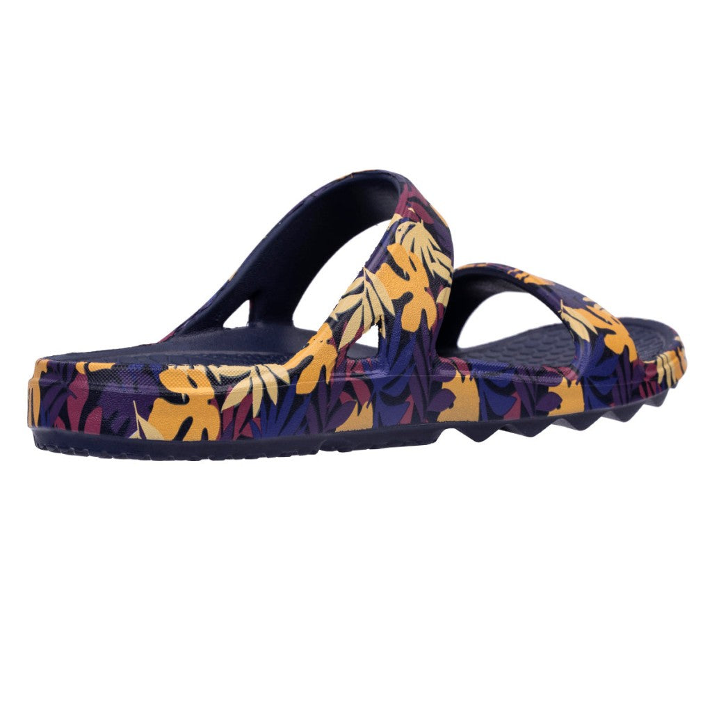 Spenco Fusion Slim Tropical Women's Sandals - Navy - Product View - 4