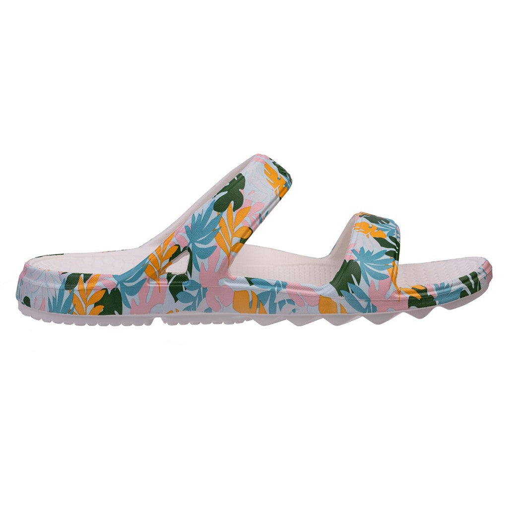 Spenco Fusion Slim Tropical Women's Sandals - White - Product View - 1