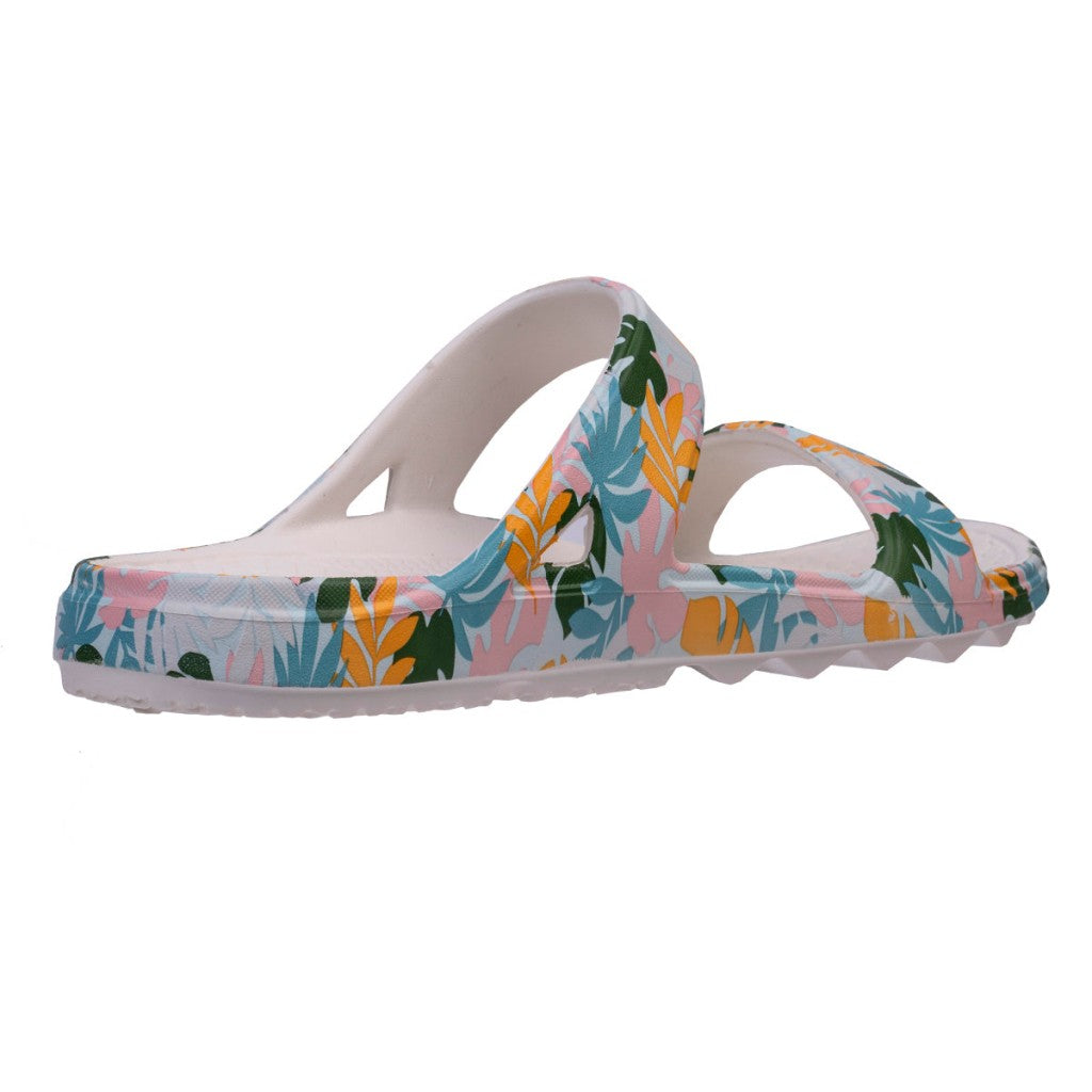Spenco Fusion Slim Tropical Women's Sandals - White - Product View - 4