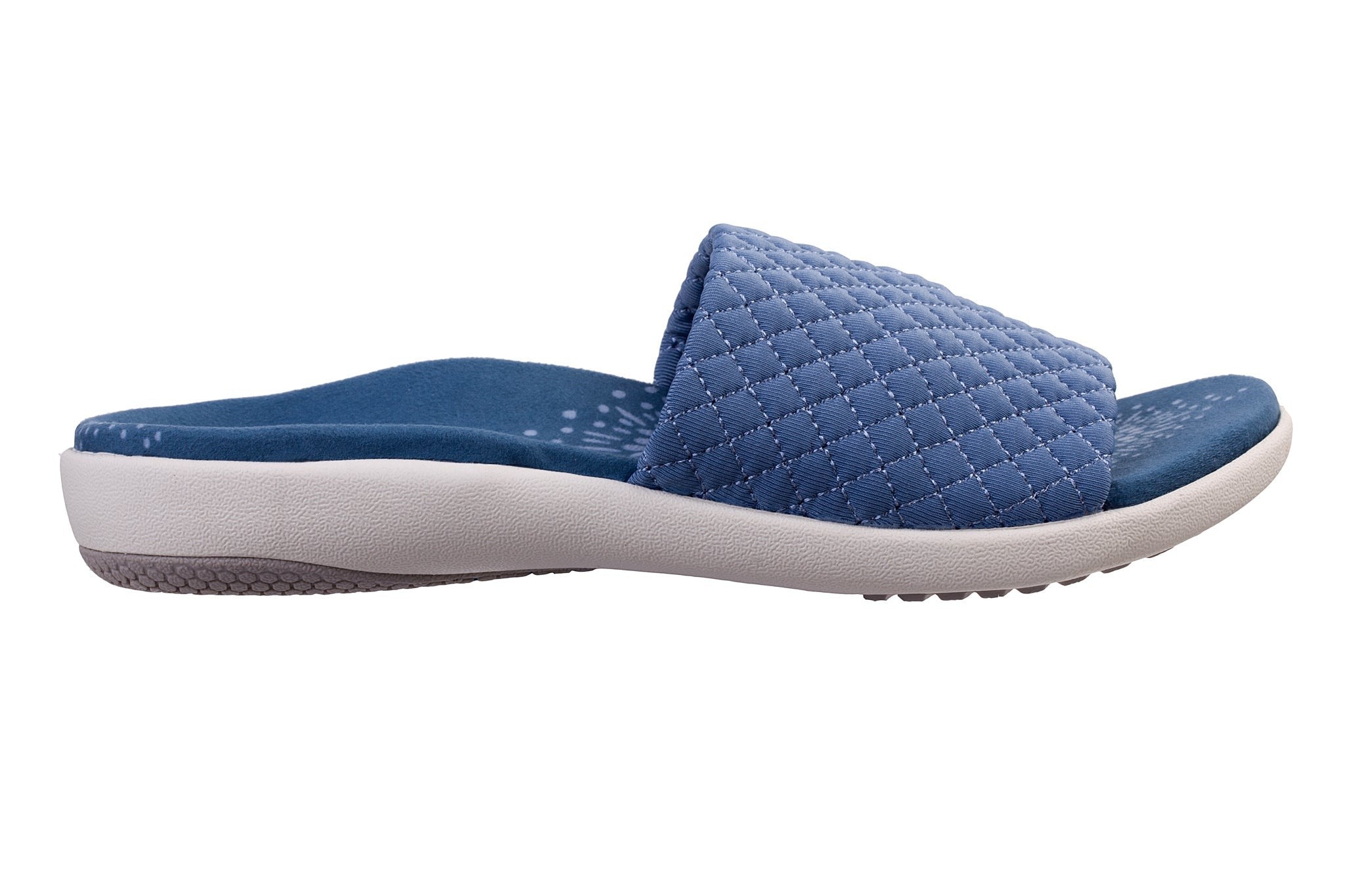 Spenco Hanna Slide Classic Memory Foam Full Contact Comfort Women's Sandals - Bluestone - Product View - 1