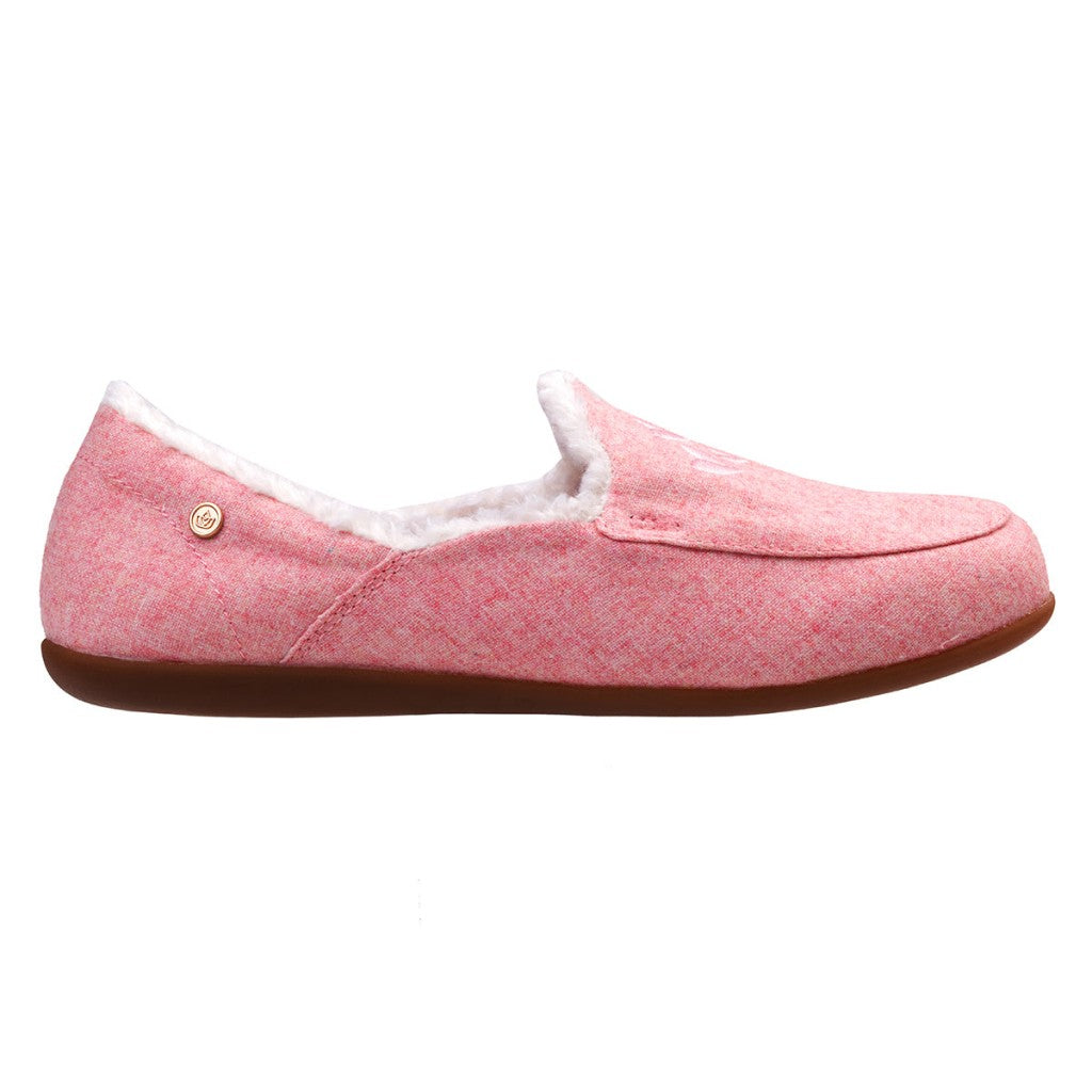 Spenco Heavenly Women's Comfort & Support Slippers - Pink Hearts - Product View - 1