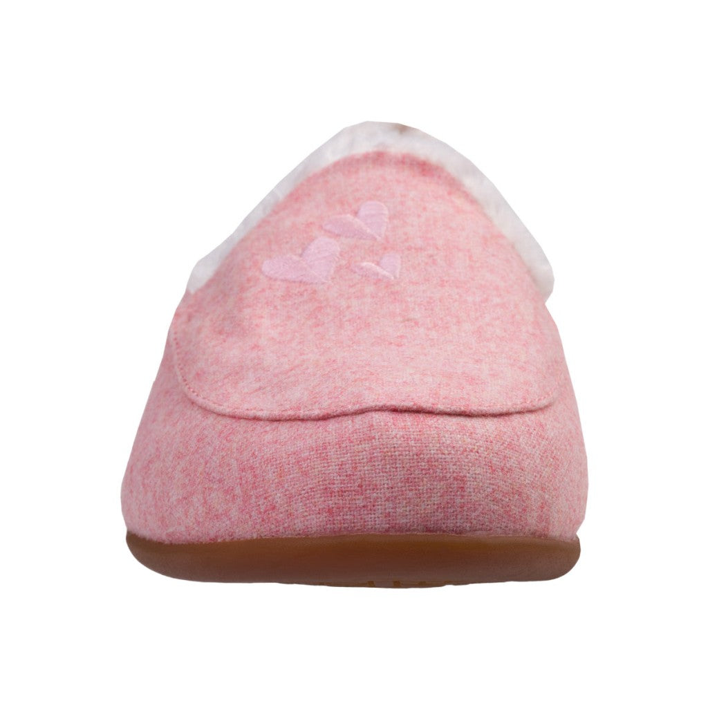 Spenco Heavenly Women's Comfort & Support Slippers - Pink Hearts - Product View - 3
