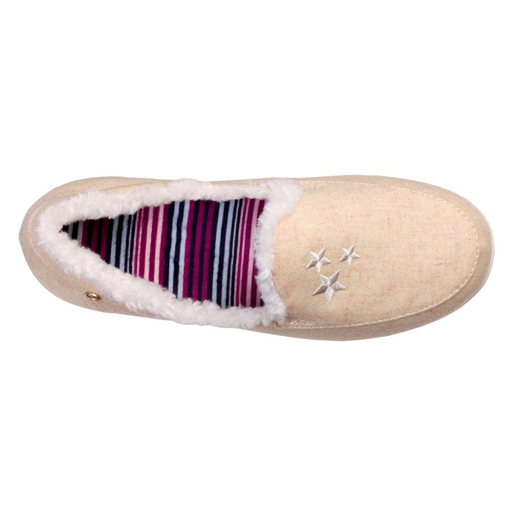 Spenco Heavenly Women's Comfort & Support Slippers - Yellow Stars - Product View - 7