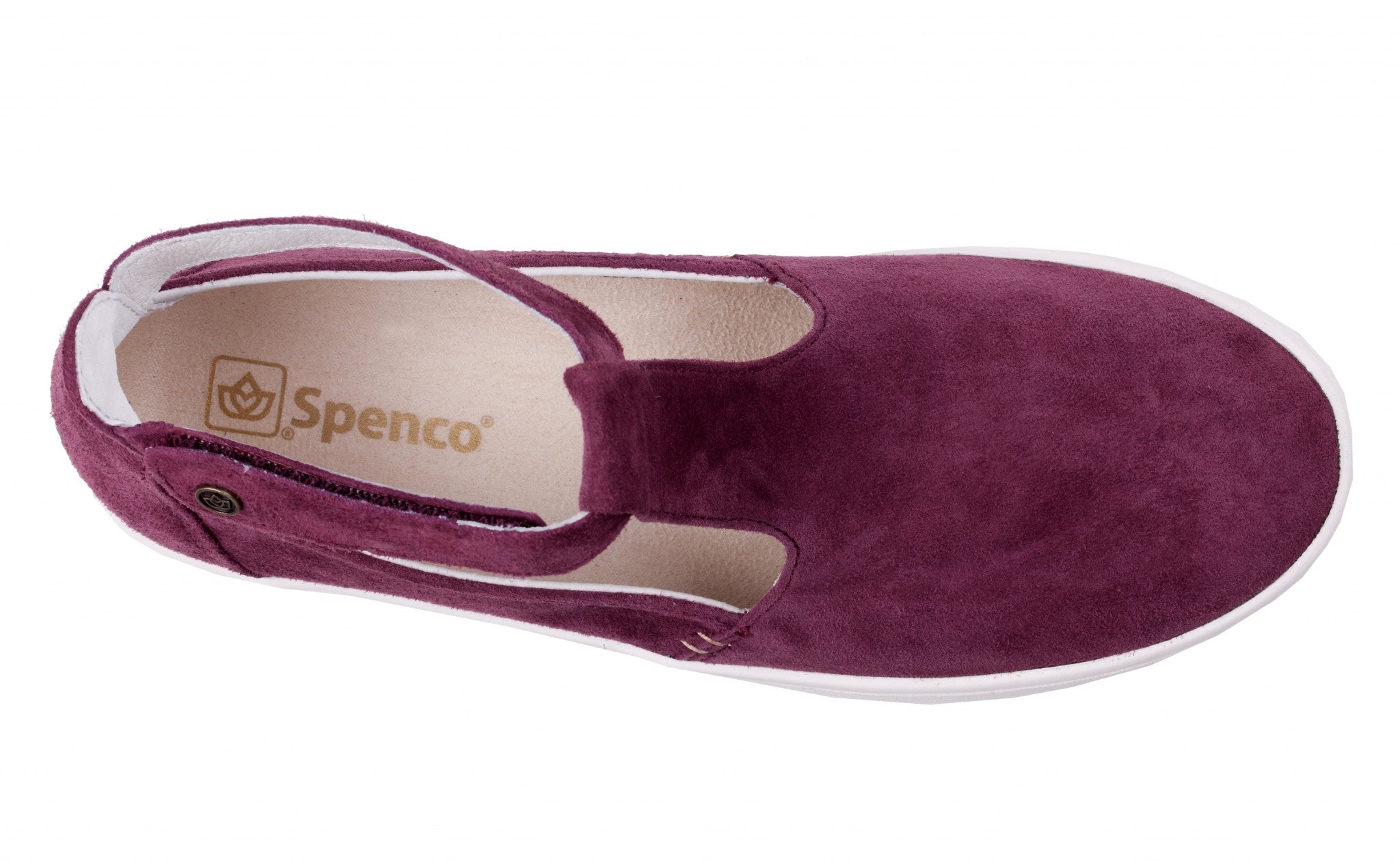 Spenco Indigo Sneaker Orthotic Comfort Women's Shoe - Burgundy - Product View - 3